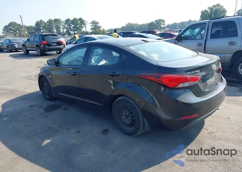 2016 Hyundai Elantra Se z USA, uszkodzony, nr VIN 5NPDH4AE6GH789361